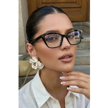 Femina | Cateye Mavi Işık Filtreli Ekran Gözlüğü Optik Uyumlu Camları Değişebilir 51 Ekartman