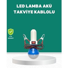 My Best Store Aküden Çalışan 12V LED Ampul Taşınabilir Kullanım