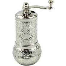 My Best Store Osmanlı Motifli Kahve ve Baharat Değirmeni Gümüş