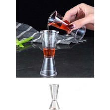 PremiumPort Şık Polikarbon Kokteyl Ölçme Bardağı 10/20ML, Pratik ve Dayanıklı