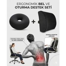 Xcess Ortopedik Oturma Simidi | Kuyruk Sokumu Destek Minderi & Bel Yastığı