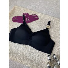 F.k Lazer Kesim Dikişsiz Minimizer Hayalet Kalıp Sütyen Siyah