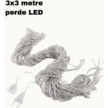 My Best Store 3x3 LED Işık Perdesi Şelale Model Iç Dış Mekân Dekorasyonu