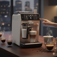 Philips Evinizin Baristası Olacak 20 Farklı Kahve Seçenekli Tam Otomatik Makine Lattego Süt Köpürtme Teknolojisi Kireç Önleyici Filtre ve Sessiz Çalışma Beyaz