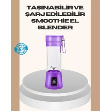 SHC4200 Mini Taşınabilir Blender 380ML USB Şarjlı Smoothie Hazırlayıcı