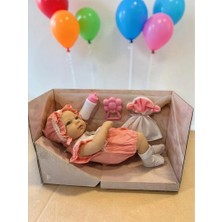 SHC4200 SH59998 40 cm Tam Vi̇ni̇l Bebek Emzi̇kli̇ Havlulu