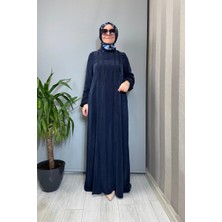 Miss Dalida Nakış Detaylı Elbise Lacivert T26Y-4015