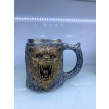 My Best Store Ayı Çelik Kupa Bardak Kod 230027