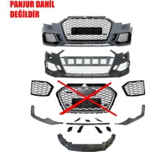 Dmb Audi A3 Rs3 Ön Tampon Komple Set  8V Makyajlı Kasa 2016-2020 Arası Uyumlu Panjursuz