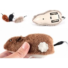 My Best Store Kurmalı Kedi Eğitim Oyuncağı Tüylü Fare