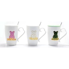 SHC4200 Ayıcık Tasarımlı Porselen Kupa Bardak