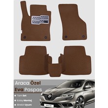E-BİZ Renault Megane 4 Hatchback (2016-2025) Uyumlu Eva Paspas Tam Set–araca Özel Tasarım,kolay Montaj