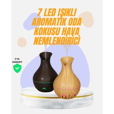 My Best Store LED Işıklı Ultrasonik Oda Nemlendirici ve Uçucu Yağ Difüzörü