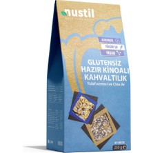 Nustil Nutrition Style Nustil Glutensiz Hazır Kinoalı Kahvaltılık + Yulaf Ezmesi + Chia 250g