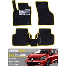 E-BİZ Renault Clio 4 Hatchback (2012-2019) Uyumlu Eva Paspas Tam Set – Birebir Uyum,araca Özel Tasarım