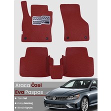 E-BİZ Volkswagen Passat B7 (2011-2014) Uyumlu Eva Paspas Tam Set–araca Özel,su Geçirmez,hızlı Montaj