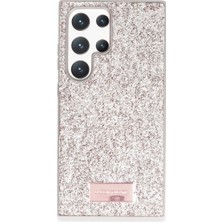 Beei Onegif Galaxy S24 Ultra Bright Simli Kapak - Gold