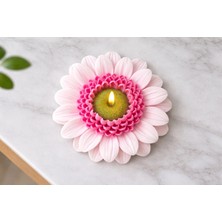 Andela Gerbera Mum, Beton, Sabun, Polyester, Poliüretan ve Kokulu Taş Silikon Kalıbı