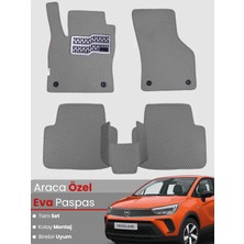 E-BİZ Opel Crossland (2020-2025) Uyumlu Eva Paspas Tam Set – Birebir Uyum,su Geçirmez,hızlı Montaj