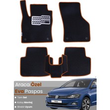 E-BİZ Volkswagen Polo (2017-2025) Uyumlu Eva Paspas Tam Set–araca Özel,su Geçirmez,hızlı ve Kolay Montaj