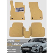 E-BİZ Audi A3 Sedan (2020-2025) Uyumlu Eva Paspas Tam Set–araca Özel,su Geçirmez,kolay Montaj