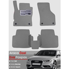 E-BİZ Audi A4 Sedan (2008-2015) Uyumlu Eva Paspas Tam Set–araca Özel,su Geçirmez,kolay Montaj