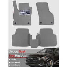 E-BİZ Audi E-Tron (2018-2024) Uyumlu Eva Paspas Tam Set–araca Özel,su Geçirmez,kolay Montaj