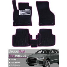 E-BİZ Audi Q3 (2011-2018) Uyumlu Eva Paspas Tam Set–araca Özel,su Geçirmez,hızlı ve Kolay Montaj