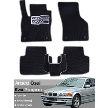 E-BİZ Bmw 3 Serisi E46 (1997-2006) Uyumlu Eva Paspas Tam Set–araca Özel,su Geçirmez,kolay Montaj