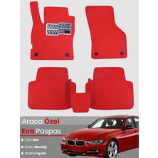 E-BİZ Bmw 3 Serisi F30 Sedan (2012-2019) Uyumlu Eva Paspas Tam Set–araca Özel,su Geçirmez
