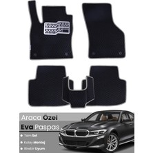 E-BİZ Bmw 3 Serisi G20 Sedan (2018-2024) Uyumlu Eva Paspas Tam Set–araca Özel,su Geçirmez