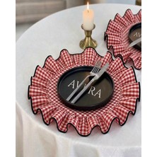 Avira Home 2 Adet Yuvarlak Kırmızı Pötikare Supla / Amerikan Servisi