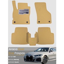 E-BİZ Bmw 4 Serisi G26 Gran Coupe (2020-2025) Uyumlu Eva Paspas Tam Set–araca Özel,su Geçirmez