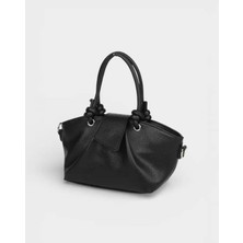 Barrel Siyah Mini El Omuz Çanta