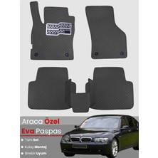 E-BİZ Bmw 7 Serisi E66 Long (2003-2009) Uyumlu Eva Paspas Tam Set–araca Özel,su Geçirmez