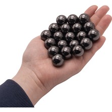 Magneteksan Ø20 mm Manyetik Bilye Mıknatıs Topları (20 Adet) – Güçlü Küre Mıknatıs Stres Giderici