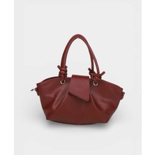 Barrel Bordo Mini El Omuz Çanta