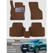 E-BİZ Chery Tiggo8 Avantgarde (2024-2025) Uyumlu Eva Paspas Tam Set–araca Özel,su Geçirmez,kolay Montaj