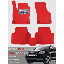 E-BİZ Chevrolet Captiva (2006-2011) Uyumlu Eva Paspas Tam Set–araca Özel,su Geçirmez,kolay Montaj