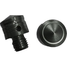 Gogo Premium Universal 10 mm Füme Vida Tapası - Ayna Delik Tıkacı - Ayna Vidası