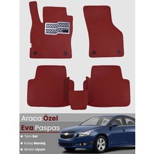 E-BİZ Chevrolet Cruze (2008-2014) Uyumlu Eva Paspas Tam Set–araca Özel,su Geçirmez,kolay Montaj