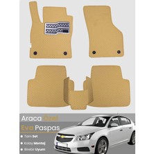 E-BİZ Chevrolet Cruze Hatchback (2008-2014) Uyumlu Eva Paspas Tam Set–araca Özel,su Geçirmez