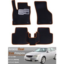 E-BİZ Chevrolet Epica (2006-2012) Uyumlu Eva Paspas Tam Set–araca Özel,su Geçirmez,kolay Montaj
