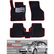 E-BİZ Citroen C4 Picasso (2006-2012) Uyumlu Eva Paspas Tam Set–araca Özel,su Geçirmez,kolay Montaj