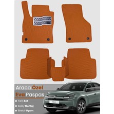 E-BİZ Citroen E-C4X Elektrikli (2023-2024) Uyumlu Eva Paspas Tam Set–araca Özel,su Geçirmez