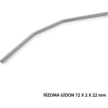 Gogo Premium Universal Rizoma Gidon Gümüş 72 x 2 x 22 mm