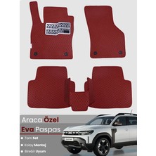 E-BİZ Dacia Duster (2018-2024) Uyumlu Eva Paspas Tam Set–araca Özel,su Geçirmez,kolay Montaj