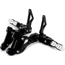 Gogo Premium Honda CB650F Uyumlu Arka Basamak Seti Siyah