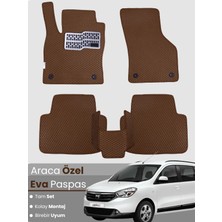 E-BİZ Dacia Lodgy 5 Kişilik (2012-2022) Uyumlu Eva Paspas Tam Set–araca Özel,su Geçirmez,kolay Montaj