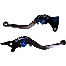 Gogo Premium Kawasaki Ninja 250 Uyumlu Katlanabilir Uzayabilir Manet Mavi